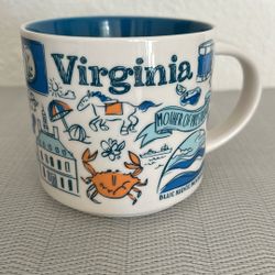 Virginia State Starbucks mug, 14 oz.