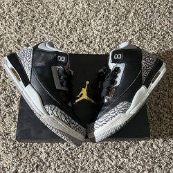 Jordan 3 Black Cement GS Size 6y