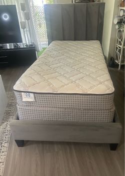 Twin Bed Frame And Mattress