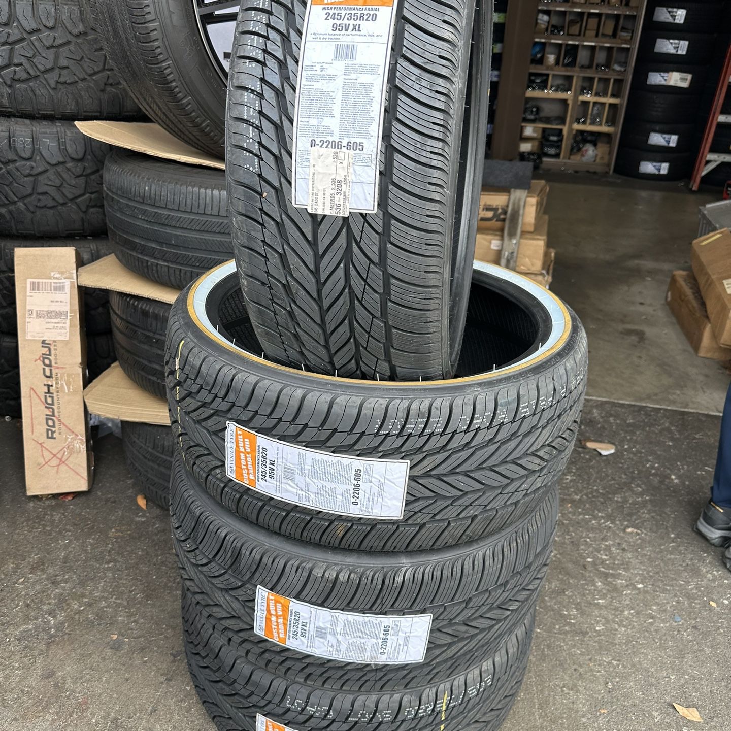 245/35R20 vogue with installation mounting and balance available we finance credit no needed