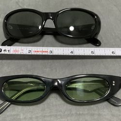 cat eye vintage 1950s eyeglasses sunglasses Italy Ralph Lauren