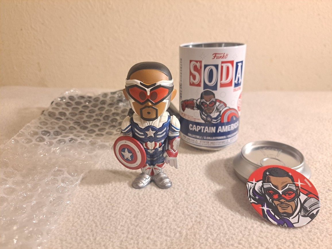 Funko Soda! [CHASE] Captain America (Falcon aka Sam Wilson) [1 out of 2,000]