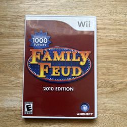 Family Feud 2010 Edition for Nintendo Wii CIB/TESTED