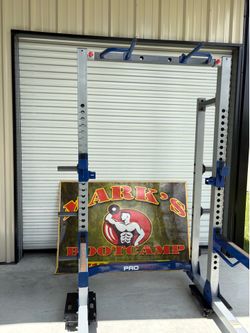 Fitness Gear Pro adjustable Half Rack $270