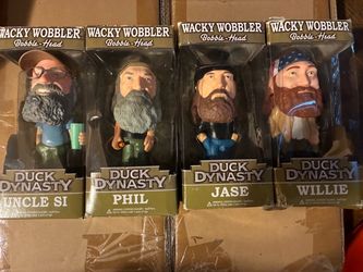 Duck Dynasty Wacky Wobbler Bobblehead Set of 4