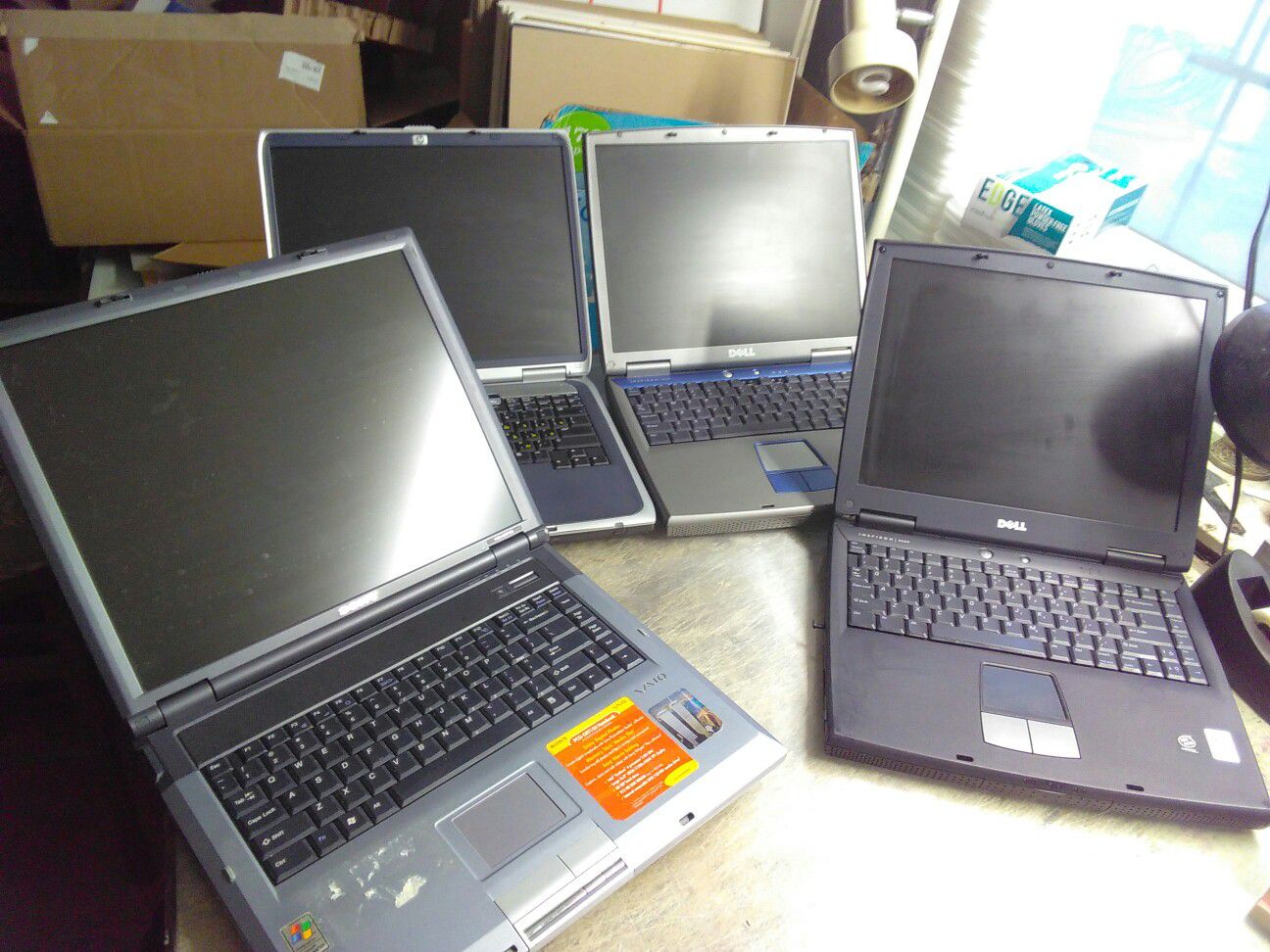 Computer Notebooks Sony, Dell, HP