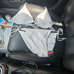 All White Bikini Top & Bottom Cheap! 