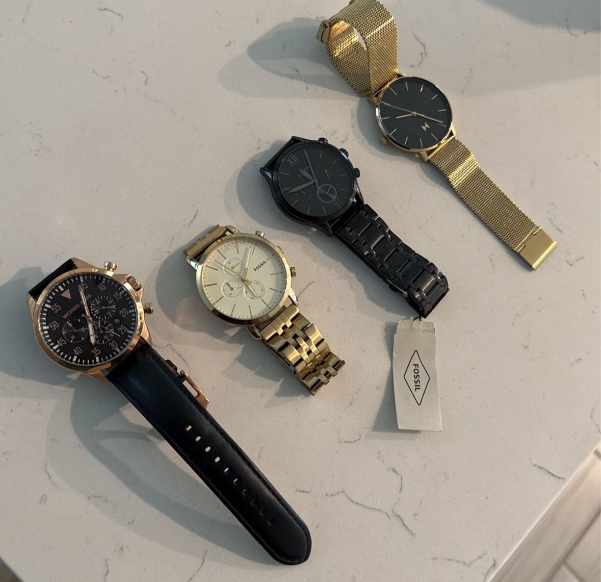 Fossil, Michael kors, And Mvmnt Watches