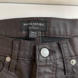 Banana Republic Coated Jeans