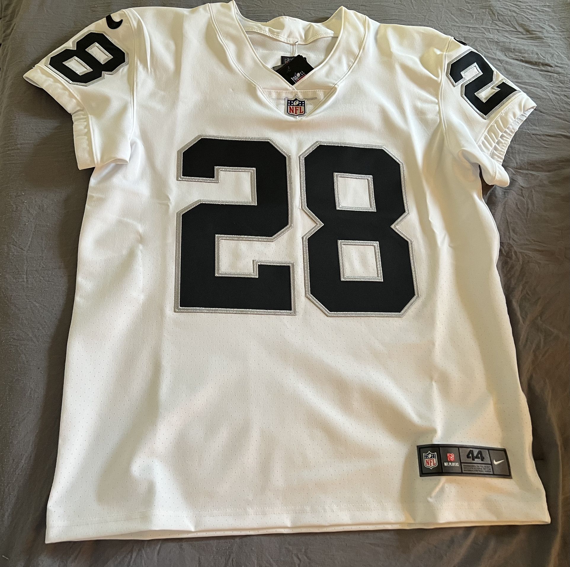 Josh Jacobs Raiders On Field Jersey