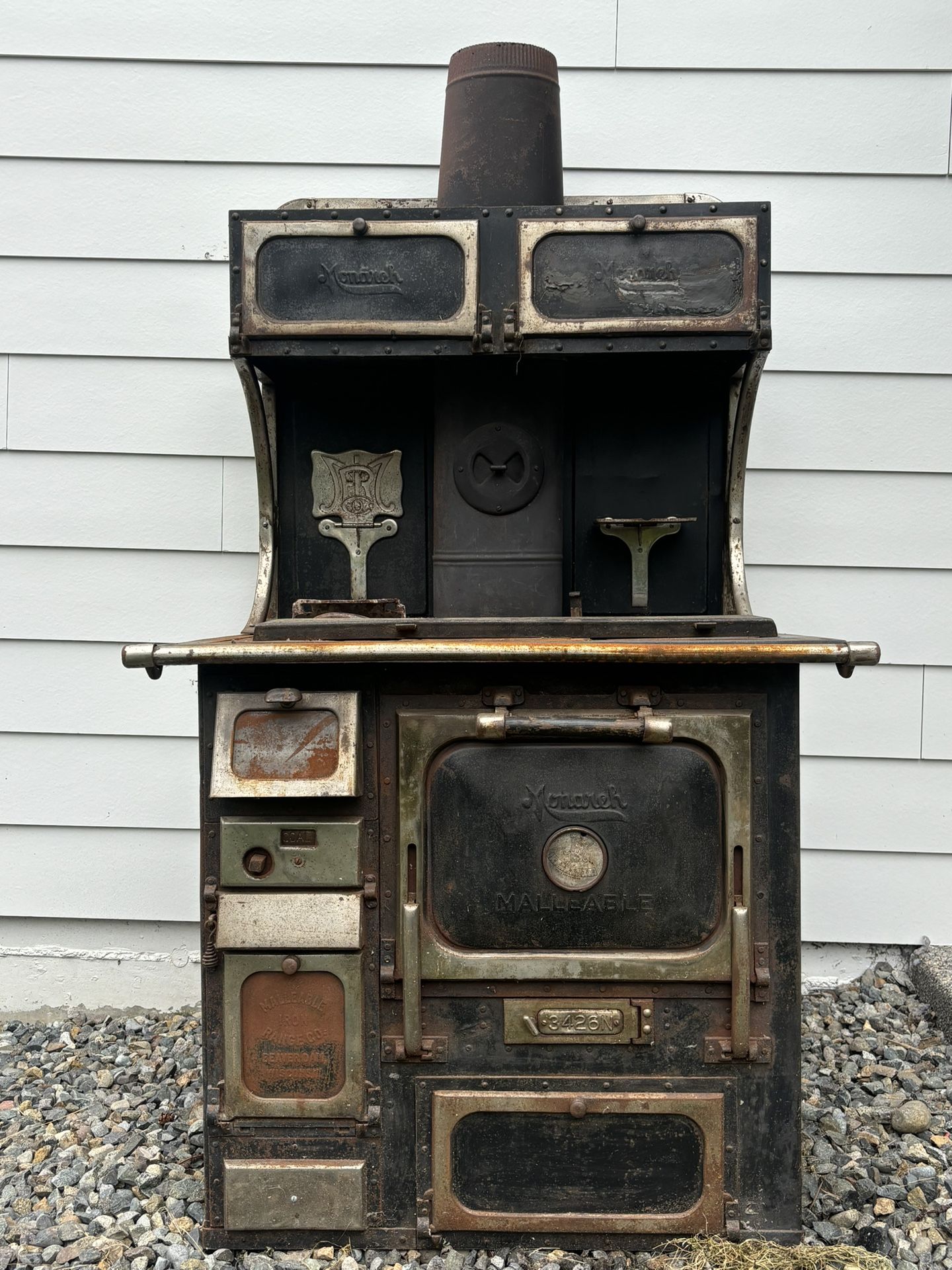 Antique Wood-burning stove and oven!