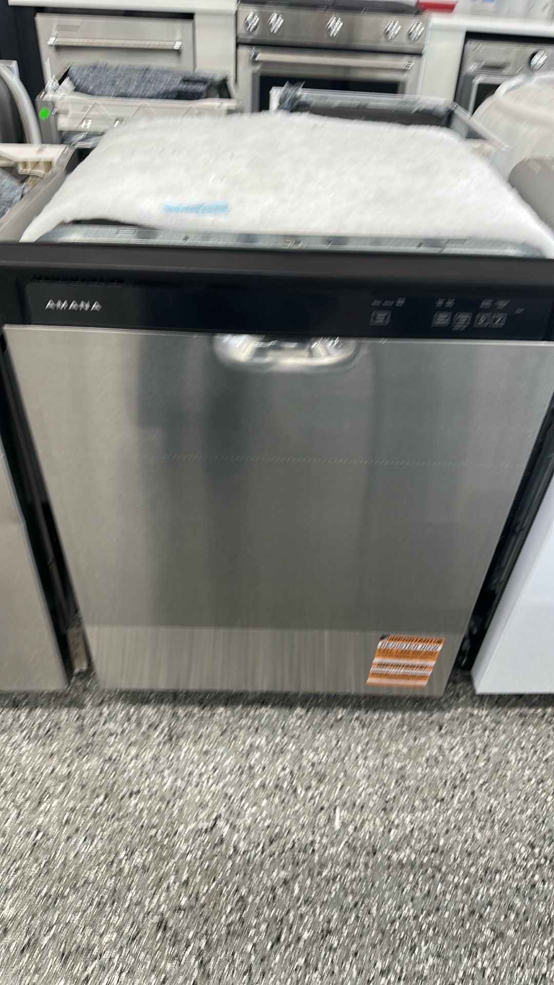 Amana 24 inch dishwasher stainless steel