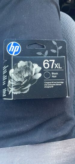 67XL hp ink cartridge Black Noir