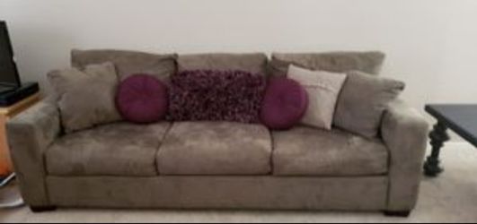 Microfiber couch $150 obo