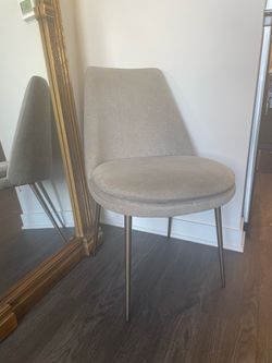 Grey pottery barn chair