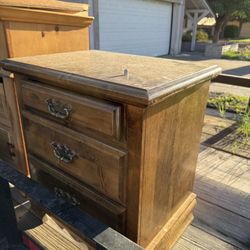 Free Dresser And End Stand 