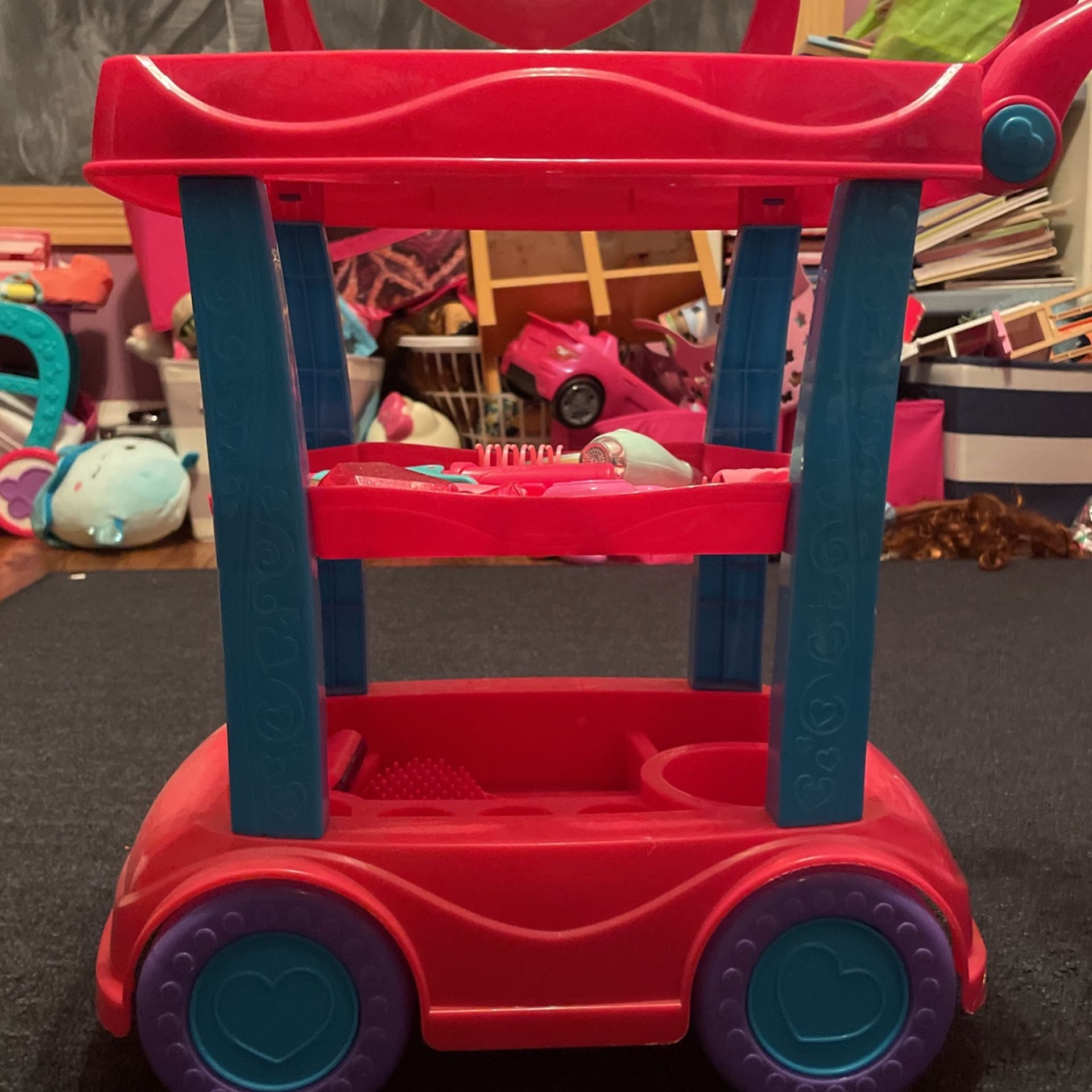 Girl Makeup Cart