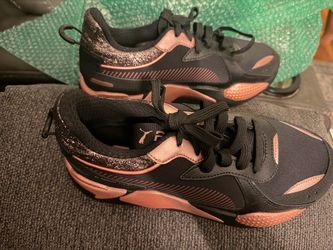 PUMA Women’s Running System Sneakers – Size 8.5 – Black/Rose Gold