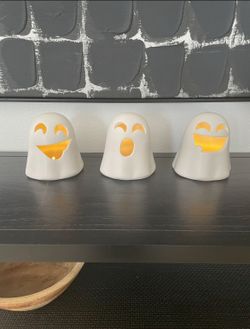 Martha Stewart Set Of 3 LED Ghosts