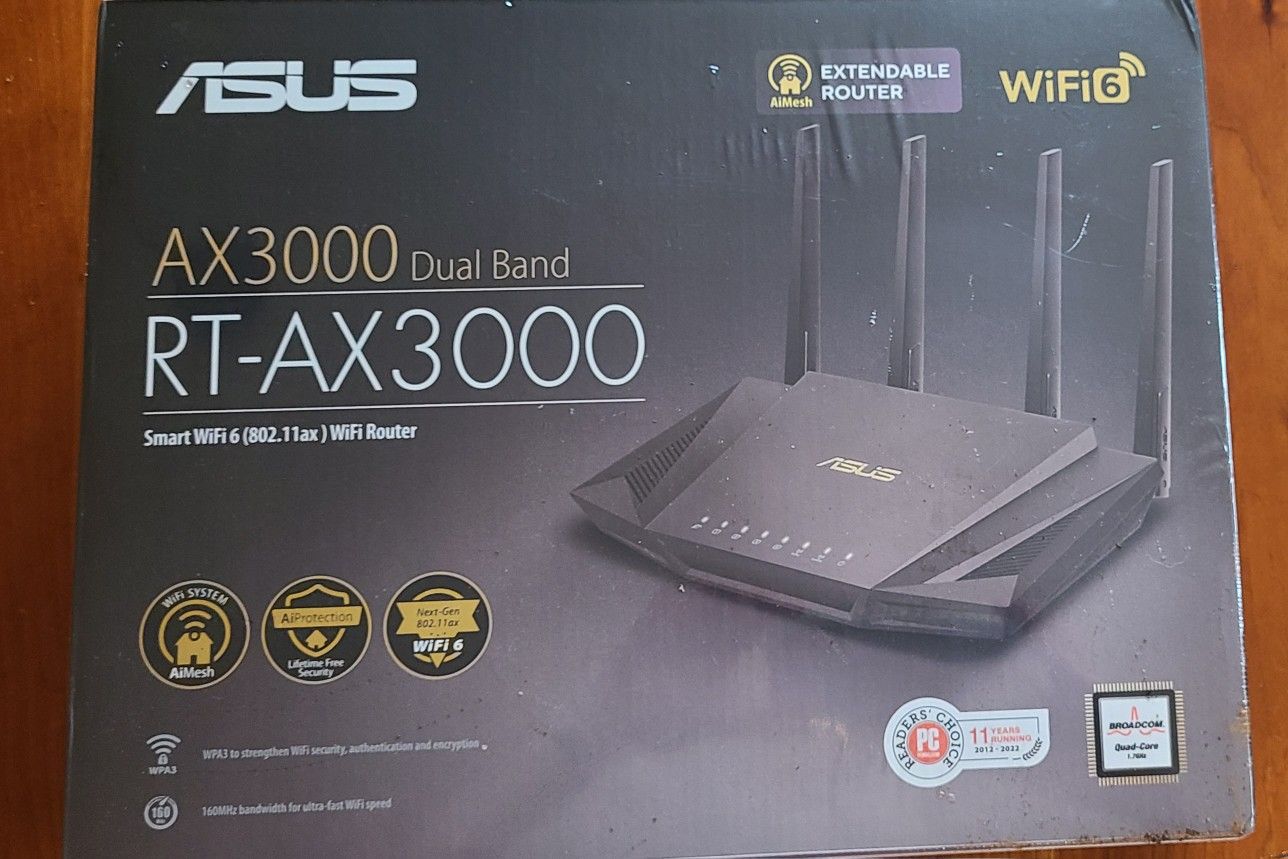 Asus AX3000 Dual Band Wifi 6 Router