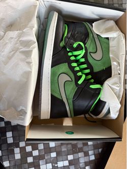 Air Jordan 1 hi zoom black green