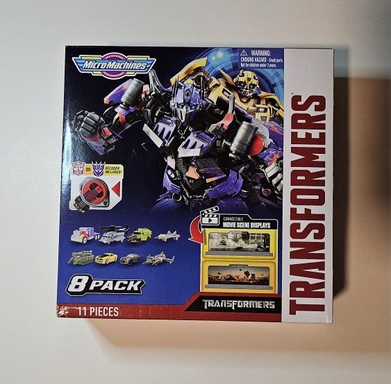 Transformers 2007 Micro Machines 8pc Vehicles Autobots Decepticons Figures New