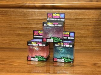 Needoh Nice Cube Glitter and Glow
