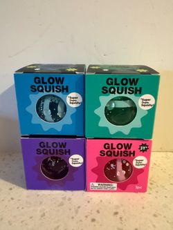 GLOW SQUISH NEW $15 each