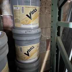 Pinturas Para Casa, Hose Paint Interior Flat, Colors; Crisp Muslim, And Alabaster