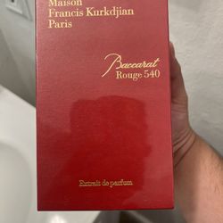 Baccarat Rouge 540 Red Fragrance 