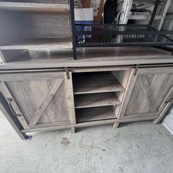 Barndoor Style Entertainment Center