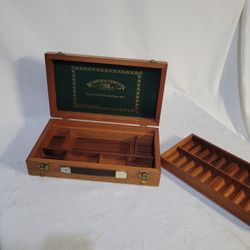 Windsor & Newton Dark Wood Art Supplies Case