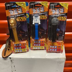 Pezz candy and dispenser Star Wars candy dispensers