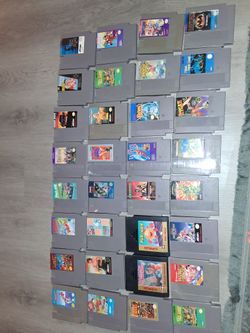 ALL NINTENDO GAMES FOR  $300.00  OR !!!  $15.00 EACH !! YOU PICK UP!!!