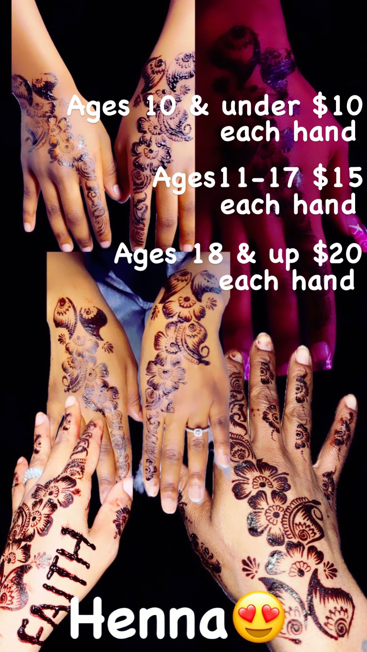 Henna(Long Lasting Body Art)