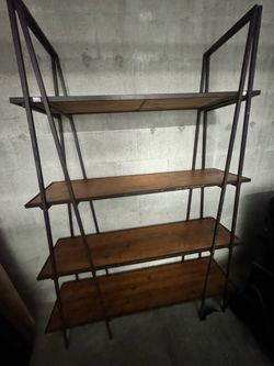 Wood/Metal Shelf