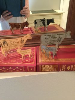 Antique De Laval Cream Separator Advertising Tins.