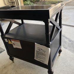 Solid Wood Nightstand (a Pair)