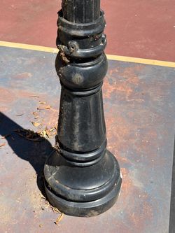 Vintage style cast-aluminum Street lap post decorative estate light pole