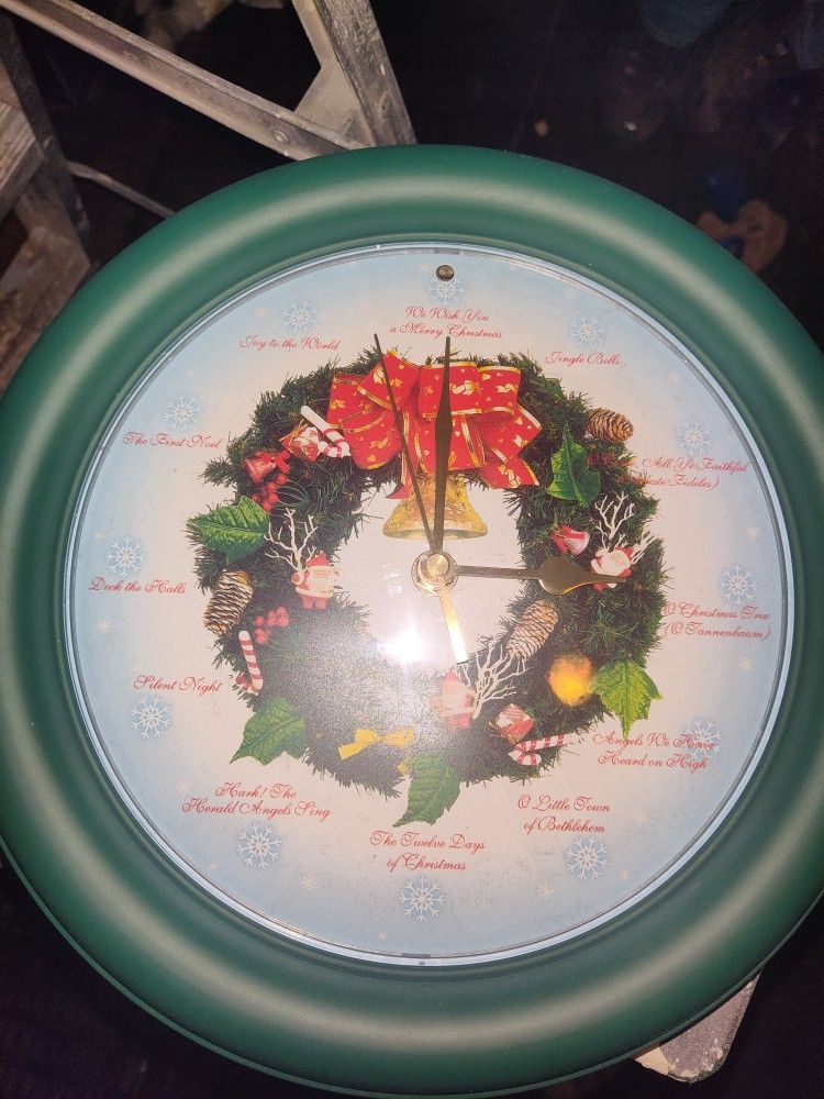 Antique Christmas Clock