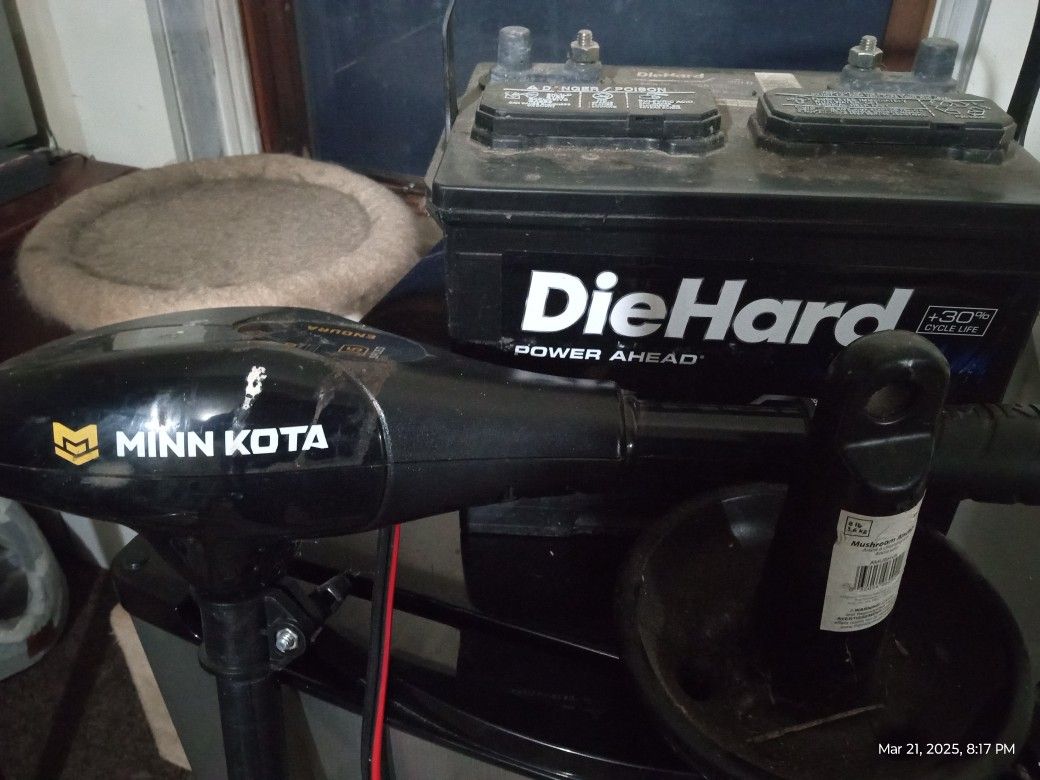 Trolling Motor/Battery/Anchor