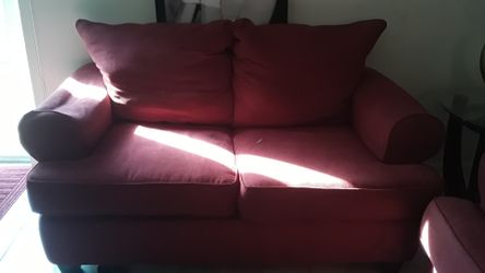 Red sofa