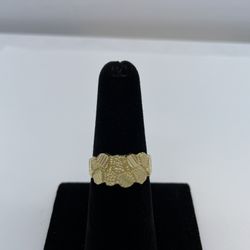 Gold Ring Nugget Style 