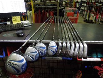 Used Prime 11 pc Right Hand Golf Club Set 4-9i, Pw, 3w 5h 3h and Driver