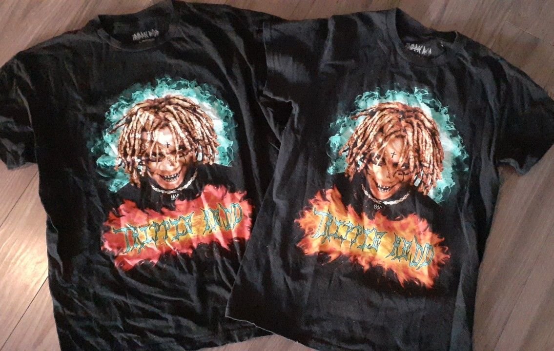 2 Tshirts Available 1-large and 1 -small