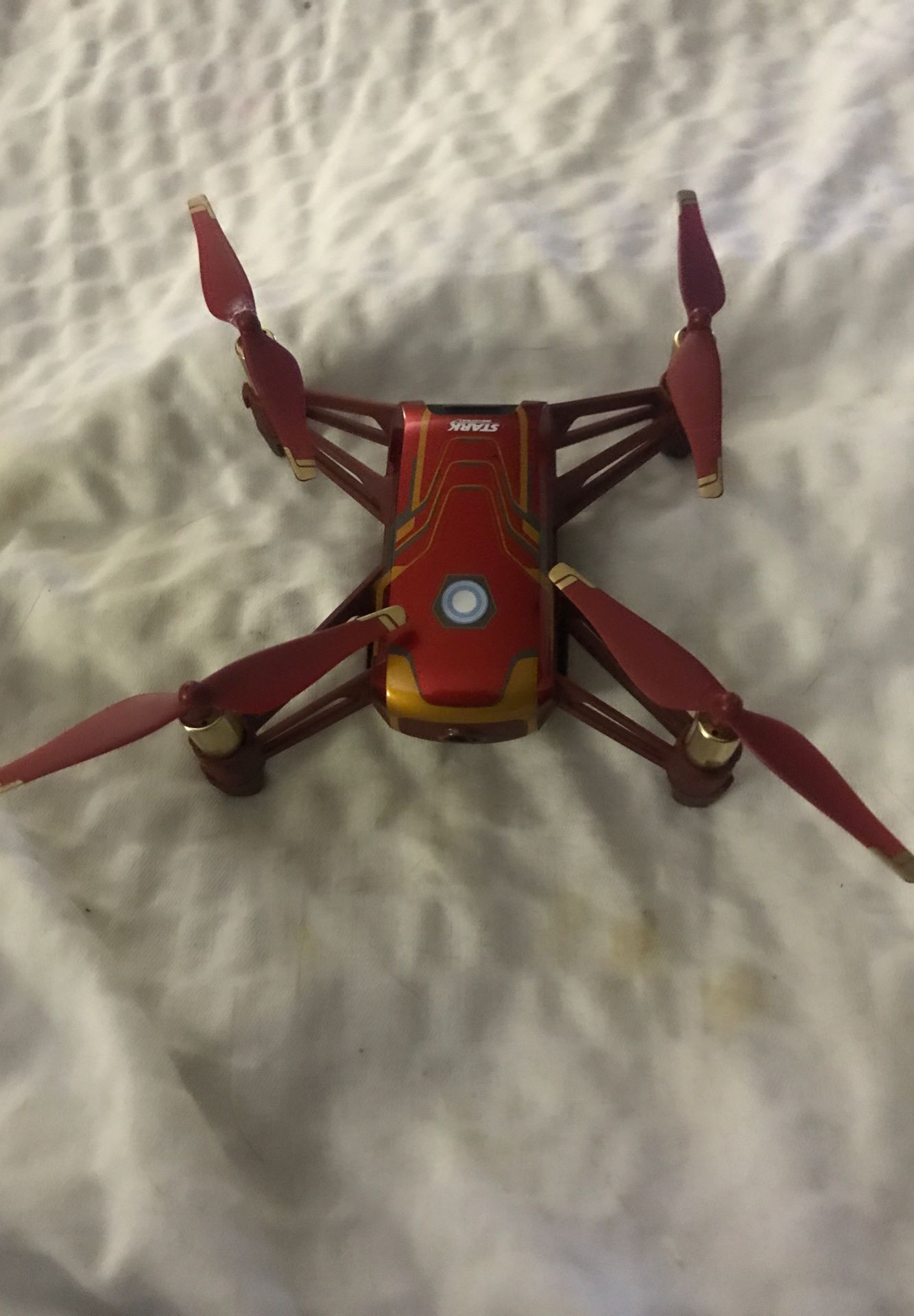 STARK INDUSTRIES MINI DRONE WITH 3 cameras- use your smart phone for a remote control...very cute and works well...