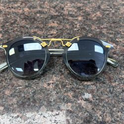 Krewe St. Louise Sunglasses Olive Green 