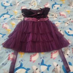 Girl Dress 2 Year Purple 