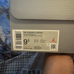 Jordan Retro 14 ‘Ferrari’ Size 9.5