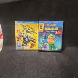 Lego DC  4 X  Bluray, DVD + Digital 